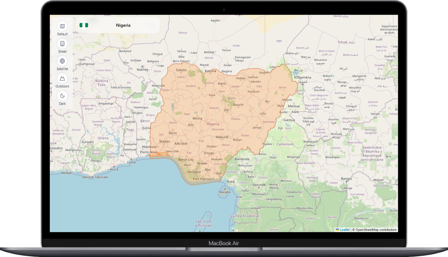 Gazetteer Map App