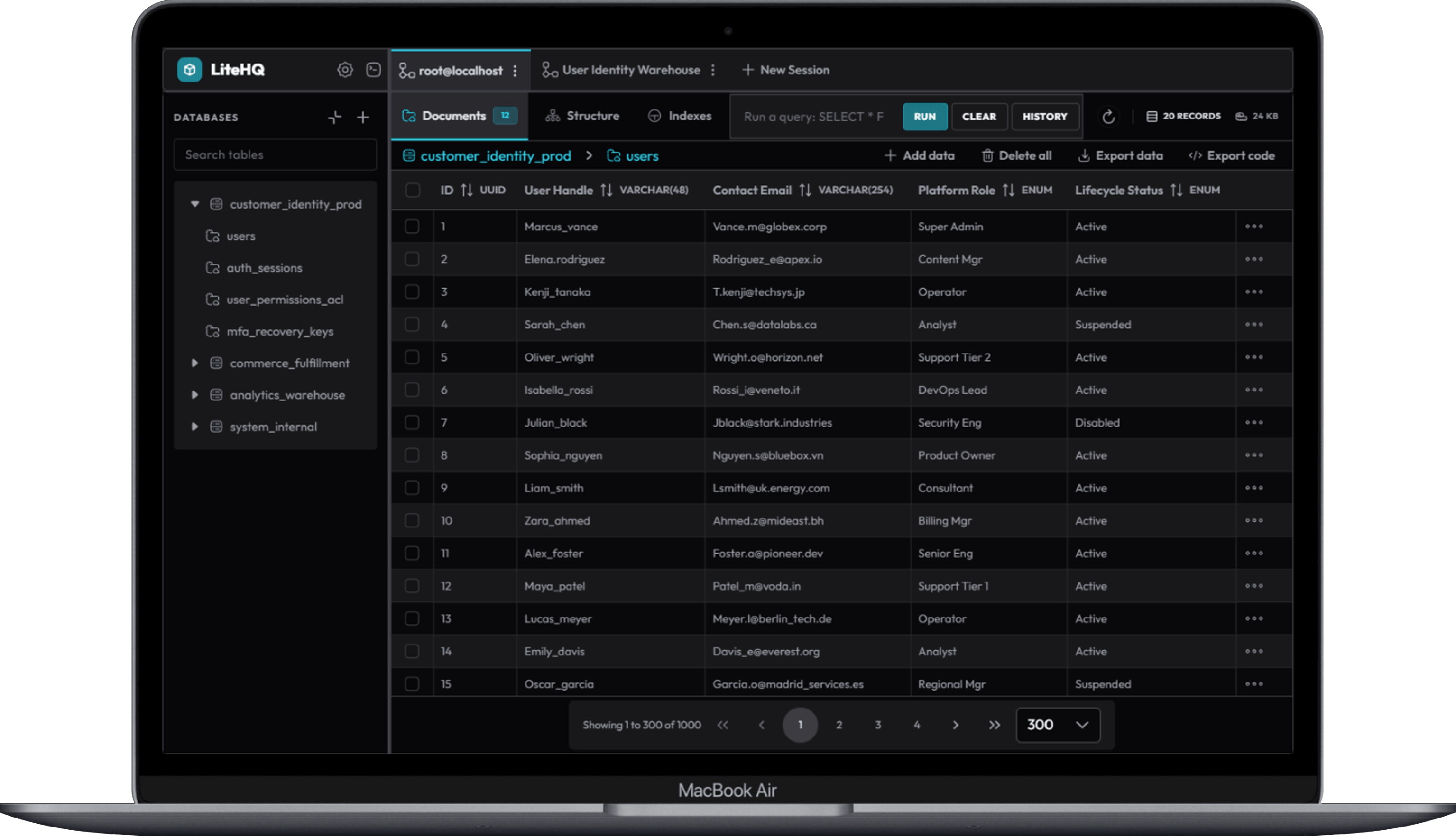 LiteHQ Visualizer